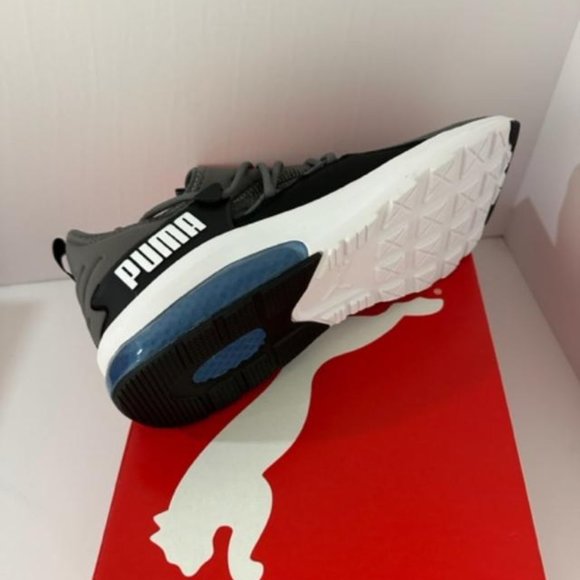 PUMA Men's Electron 2.0 Logo Mesh Lace-Up Sneakers Gray Size: 11 New In Box - Picture 5 of 6